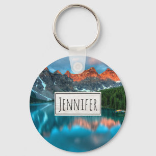 Porte-clés Scenic Mountain & Lake Landscape Photograph