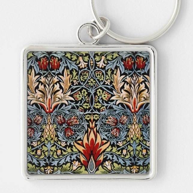 Porte-clés Schéma floral William Morris Snakeshead (Devant)