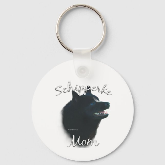 Porte-clés Schipperke Maman 2 (Recto)