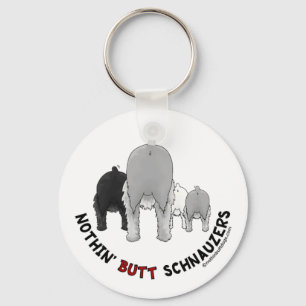 Porte-clés Schnauzers à boutons