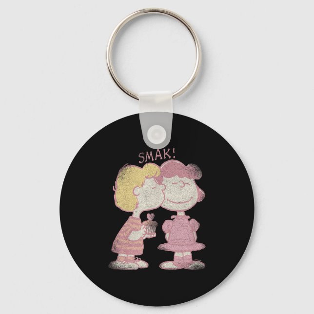 Porte-clés Schroeder &amp; Lucy Valentine's Day Kiss  (Recto)