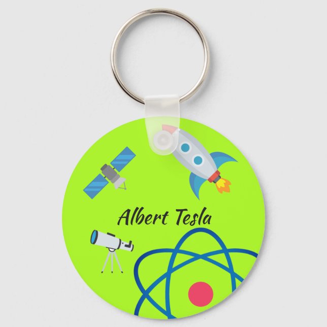 Porte-clés Sciences personnalisées (Recto)