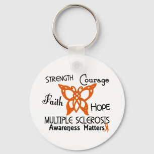 Porte-clés Sclérose en plaques Papillon celtique 3