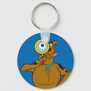 Porte-clés Scooby-Doo avec la loupe