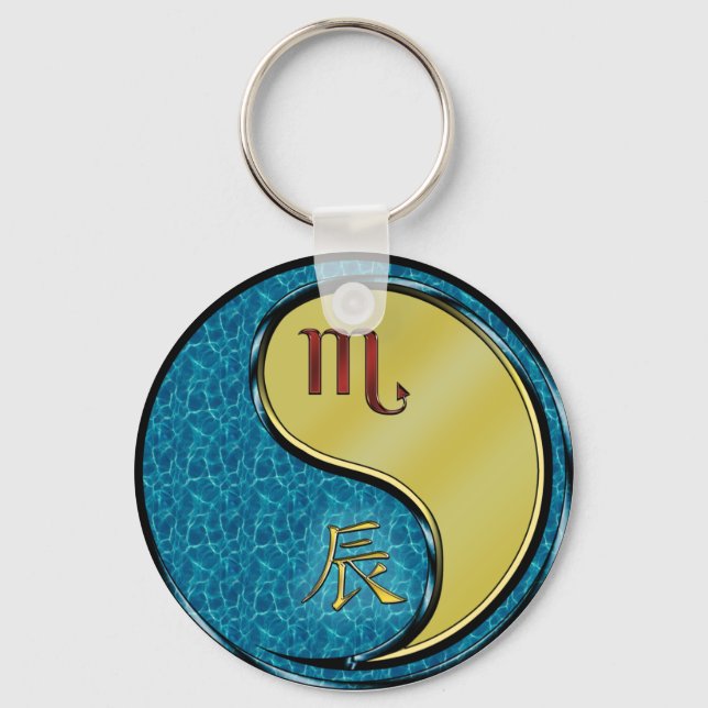 Porte-clés Scorpio & Dragon Métal (Recto)