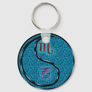 Porte-clés Scorpio & Water Rooster