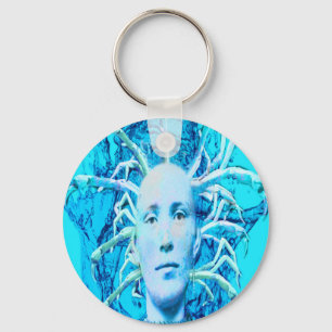 Porte-clés Scorpion bleu