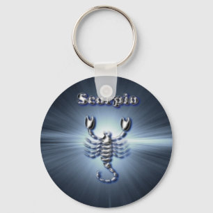 Porte-clés Scorpion de chrome