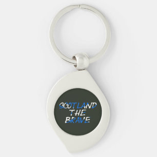 Porte-clés Scotland The Brave on Scottish Flag kcnt