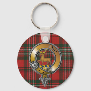 Porte-clés Scott Tartan & Badge
