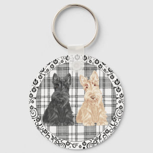 Porte-clés Scotties tartan