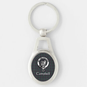 Porte-clés Scottish Campbell Crest Badge & Tartan