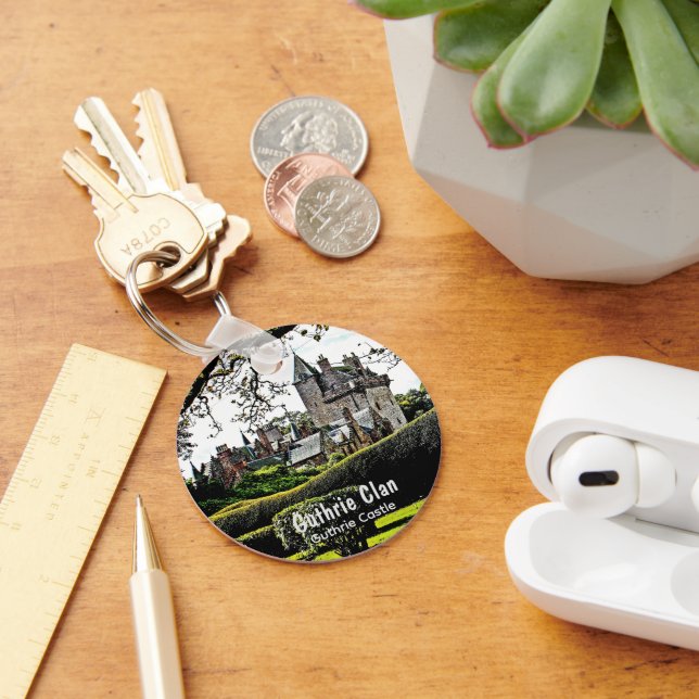 Porte-clés Scottish Guthrie Clan's Castle Keepsaké (Bureau)