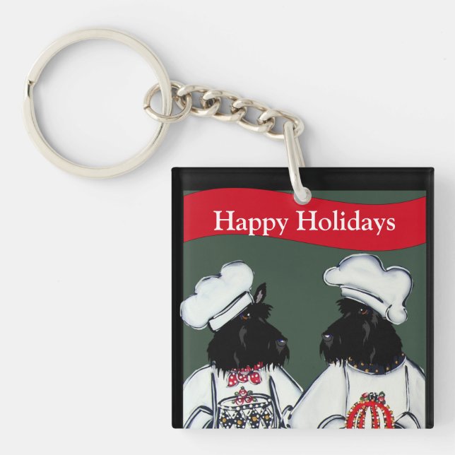 Porte-clés Scottish Terriers (Devant)