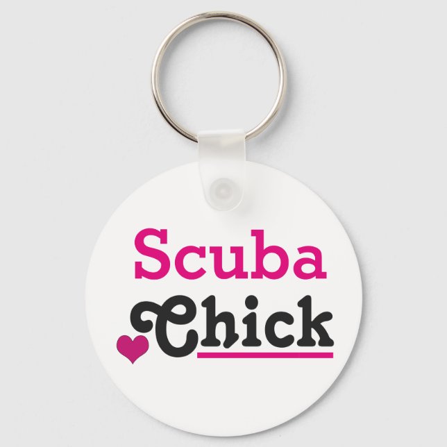 Porte-clés Scuba Chick (Recto)