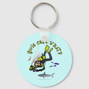 Porte-clés Scuba Diver de la femme légère