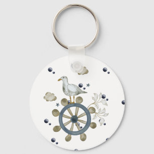 Porte-clés Seagull Frappe Un Voyage