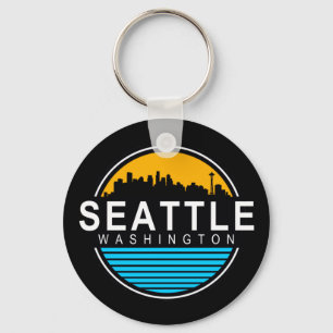 Porte-clés Seattle Washington Skyline