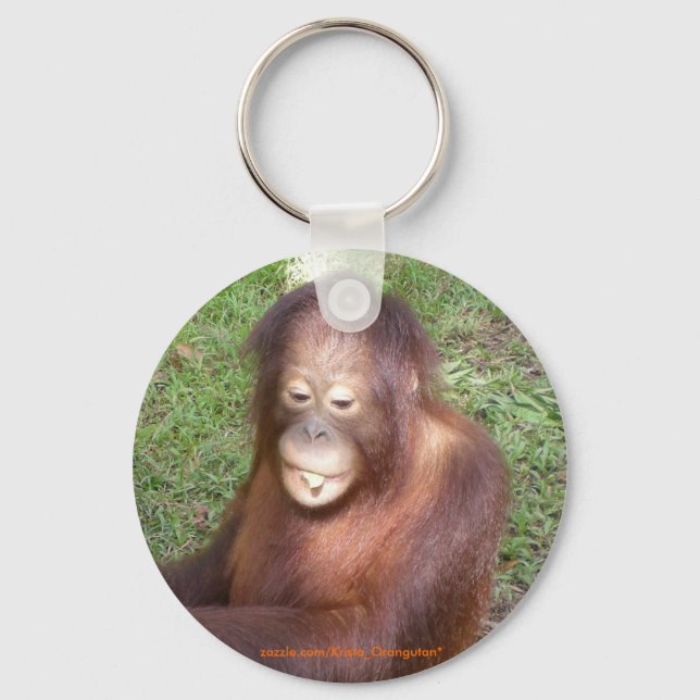 Porte-clés Secourt d'Orangutans (Recto)
