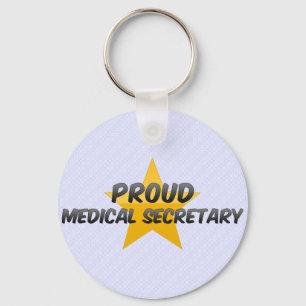 Porte-clés Secrétaire Médicale fier