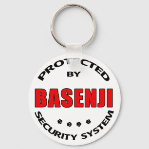 Porte-clés Sécurité des chiens Basenji