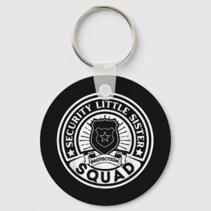 Porte-clés Sécurité Little Soeur Protection Squad Garçons amu