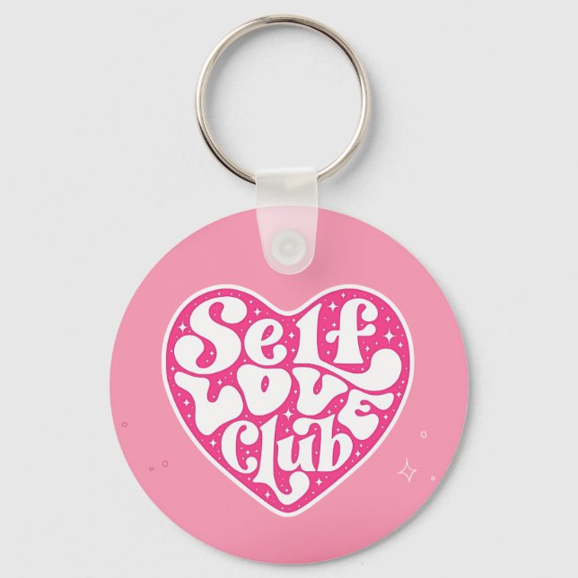 Porte-clés Self Love Club (Recto)
