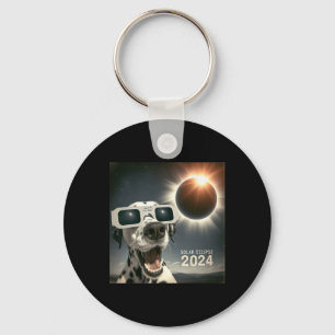 Porte-clés Selfie Dalmatie Enfants Mens Solaire Eclipse Chien