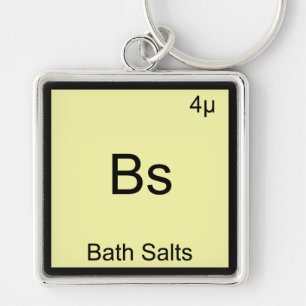 Porte-clés Sels de bain - Élément drôle de mème de chimie