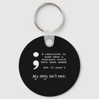 Porte-clés Semicolon Sensibilisation à la prévention du suici