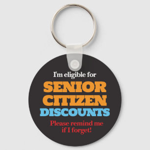 Porte-clés Senior Citizen Discount Moments