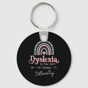 Porte-clés Sensibilisation à la dyslexie