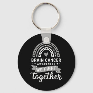 Porte-clés Sensibilisation au cancer du cerveau Nous combatto
