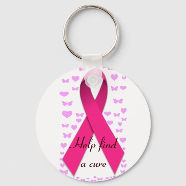 Porte-clés Sensibilisation au cancer du sein_ (Recto)