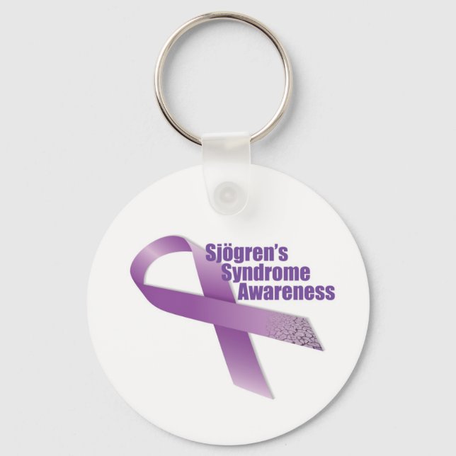 Porte-clés Sensibilisation au syndrome de Sjogren (Recto)