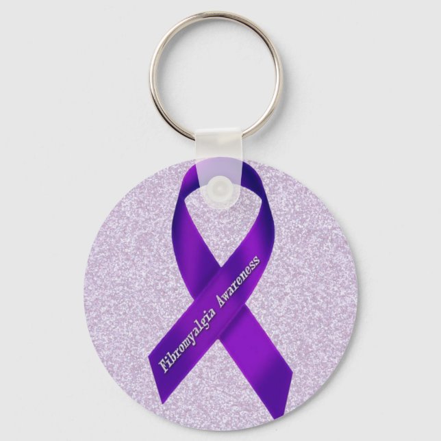 Porte-clés Sensibilisation FMS Lavender (Recto)