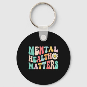 Porte-clés Sensibilisation Super rétrograde à la santé mental