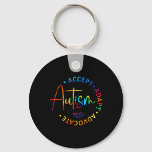 Porte-clés Sensibilisation sur l'autisme Accepter Adapt Advoc