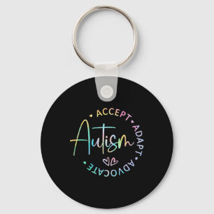 Porte-clés Sensibilisation sur l'autisme Accepter Adapt Advoc