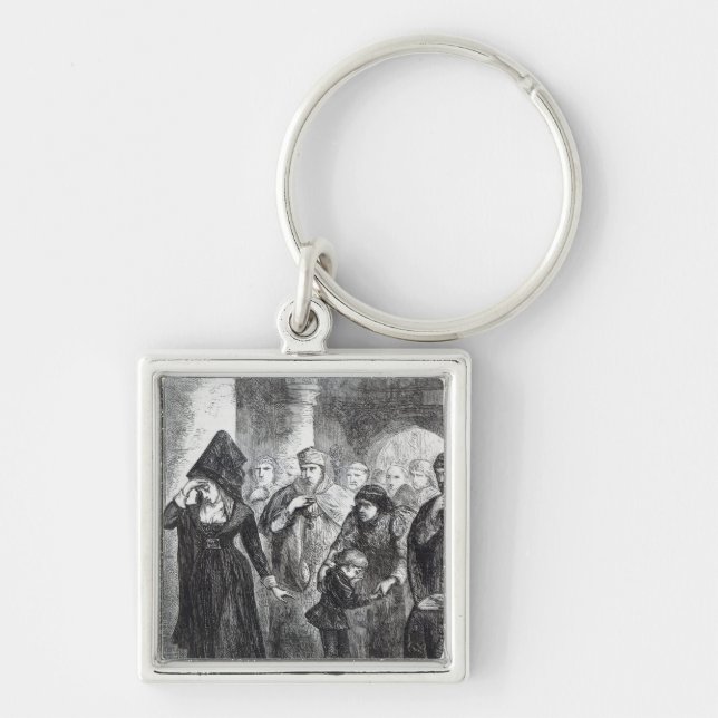 Porte-clés Séparation de la Reine Elizabeth Wydville et elle (Devant)