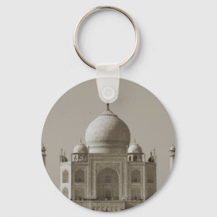Porte-clés sépia du Taj Mahal