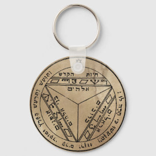 Porte-clés Septième pentagramme de porte - clé de Saturn
