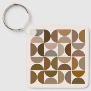 Porte-clés Séquences MCM Browns+Cream Motif