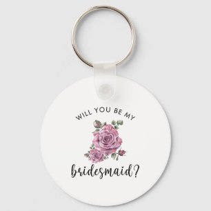 Porte-clés Seras-tu ma demoiselle d'honneur ? Proposition sin