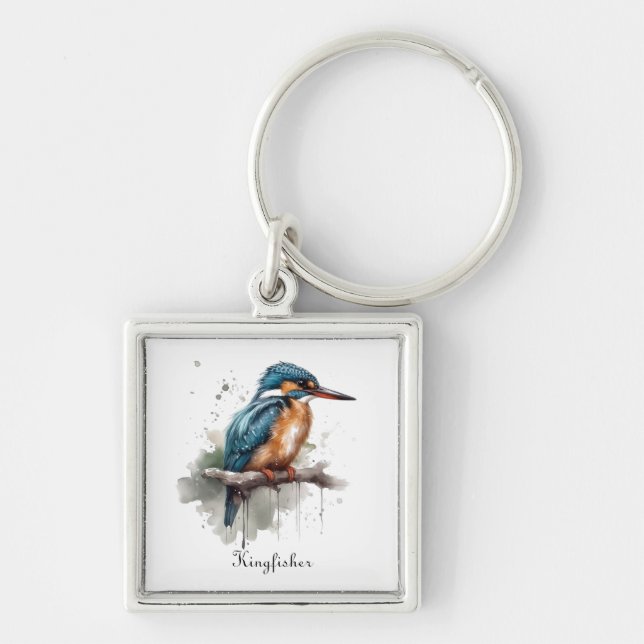 Porte-clés Sérénité du Kingfisher, personnalisable (Devant)