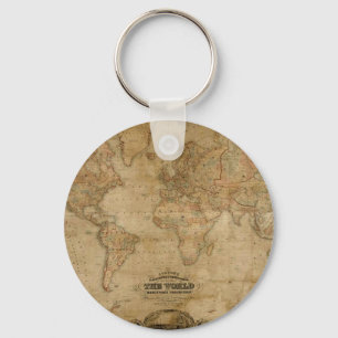 Porte-clés Série de cartes antiques