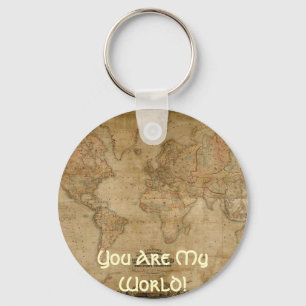 Porte-clés Série de cartes antiques