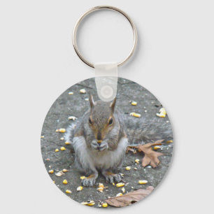 Porte-clés Série d'écureuils gris