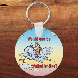 Porte-clés Seriez-vous mon Valhallentine ?