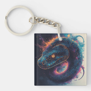 Porte-clés Serpent ardent à l'énergie dynamique